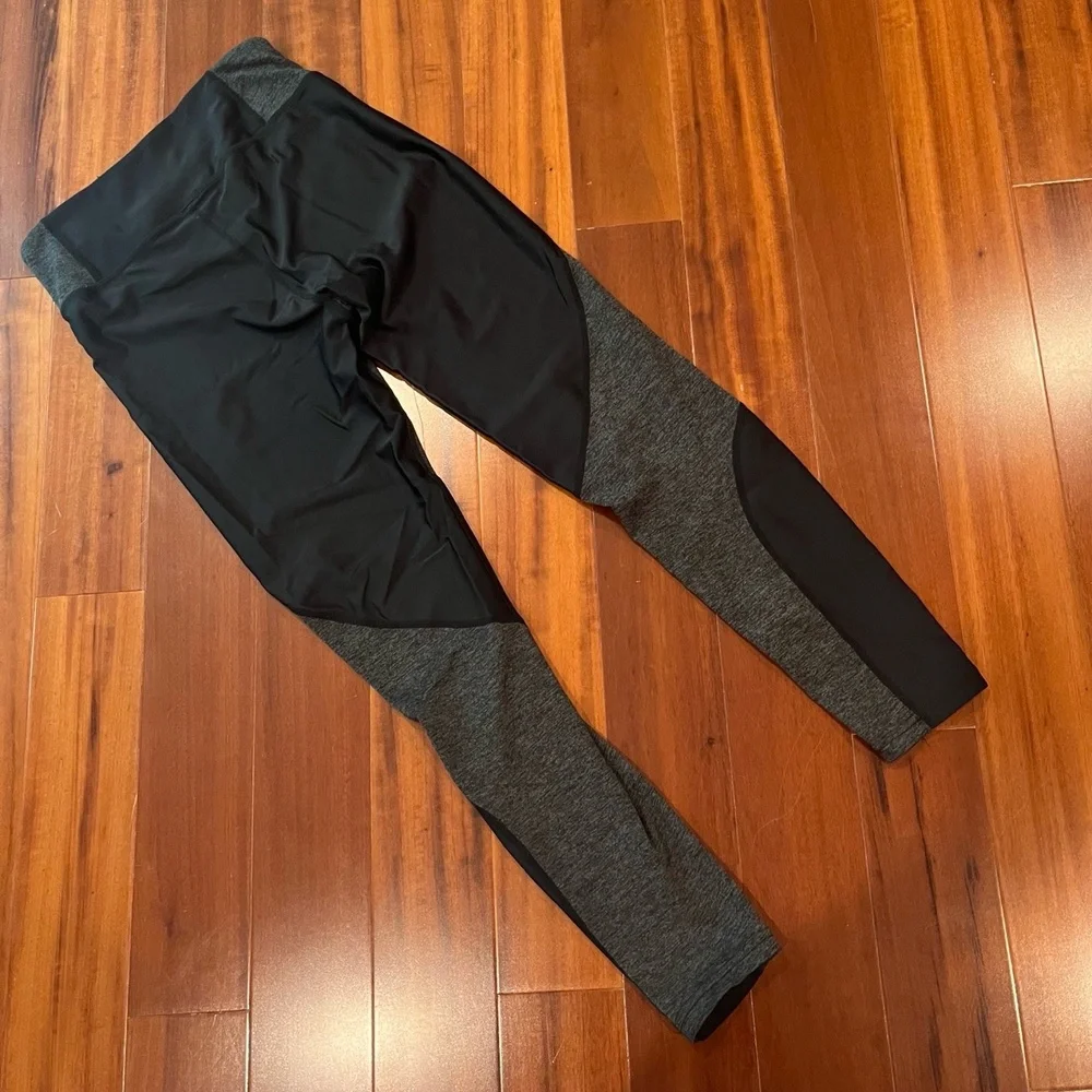 Free People FP Movement Gray Black Leggings Pants Athletic Active‎ Size Small
